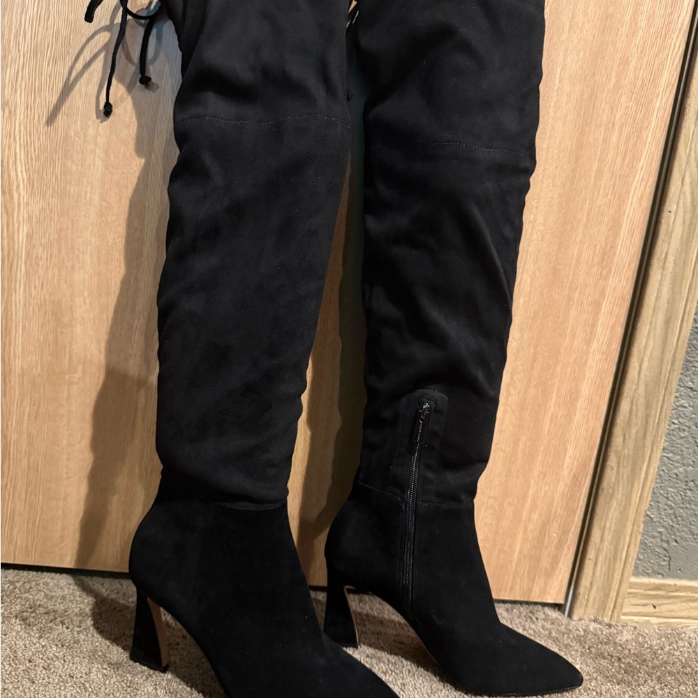 Never worn new Vince Camuto Black suede Over the Knee Boots